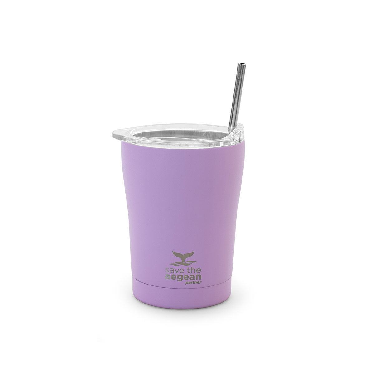 Estia Θερμός Coffee Mug Save The Aegean Lavender Purple 350ml 01-12090
