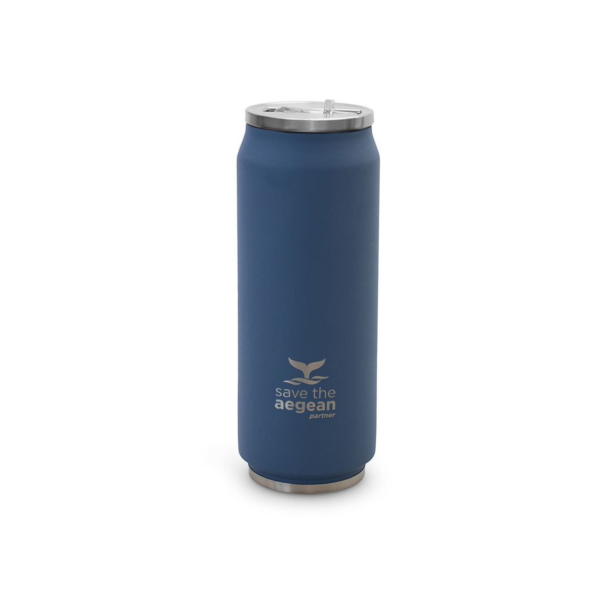 Estia Θερμός Travel Cup Save The Aegean Denim Blue 500ml 01-12076