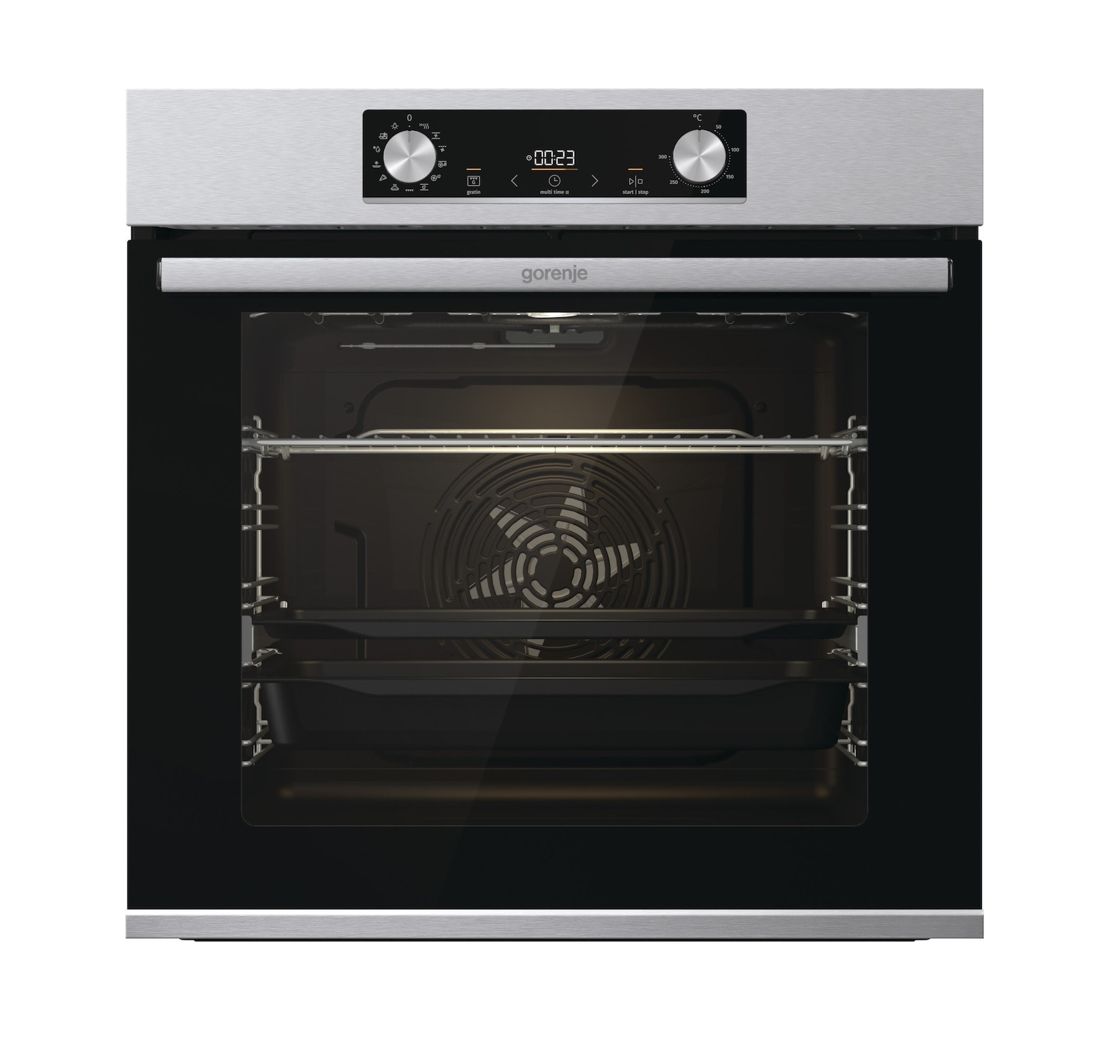 Gorenje Εντοιχιζόμενος Φούρνος Ανω Πάγκου BOS6737E13X 