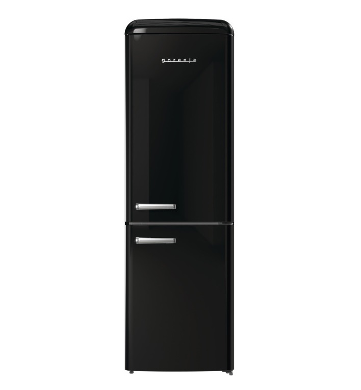 Gorenje Ψυγειοκαταψύκτης Retro ONRK619EBK (739909) NoFrost 300lt Βlack