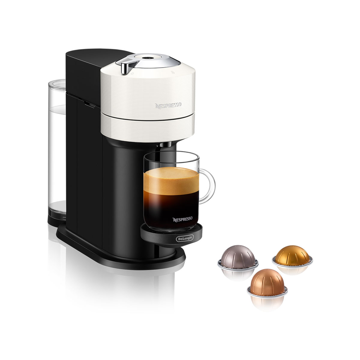 Delonghi Μηχανή Espresso Vertuo Next ENV120.W (Nespresso) 1500W White