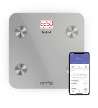 Tefal Ζυγαριά Μπάνιου Goodvibes με Λιπομετρητή & Bluetooth ΒΜ9600