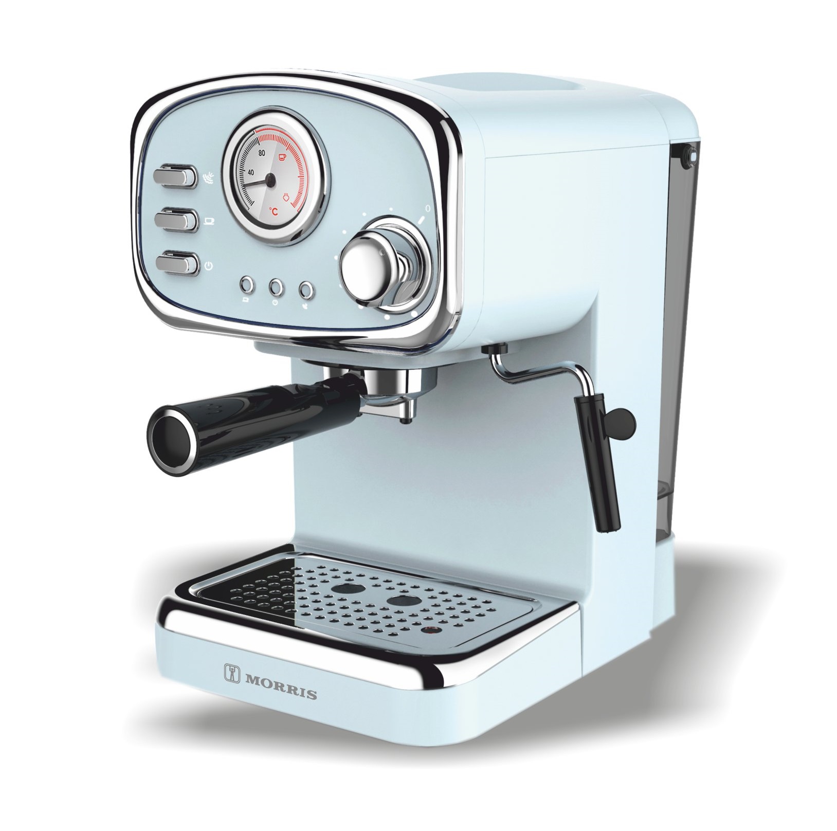 Morris Μηχανή Espresso Retro R20809EMB Light Blue
