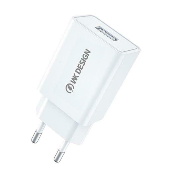 WK Φορτιστής Ρεύματος WP-U118 10W 1xUSB Λευκός
