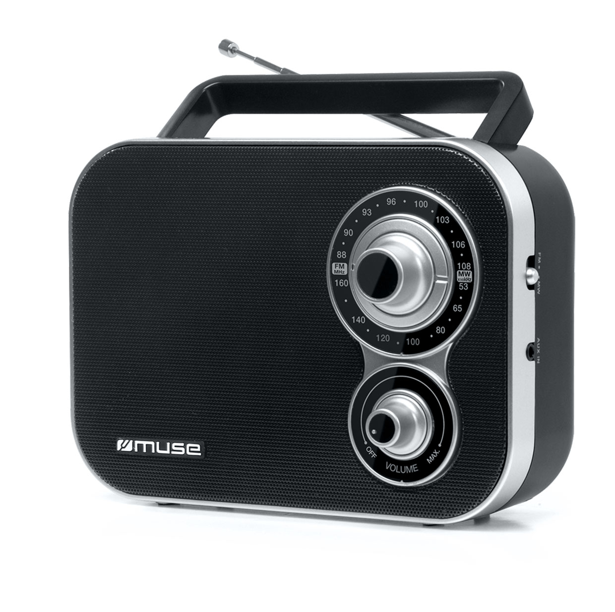 Muse Ραδιόφωνο Φορητό Αναλογικό M-051R (230008) Μαύρο