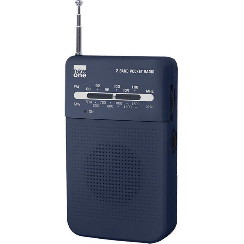 Muse Ραδιόφωνο Φορητό Τσέπης Αναλογικό New One R206 (230071) Μπλε