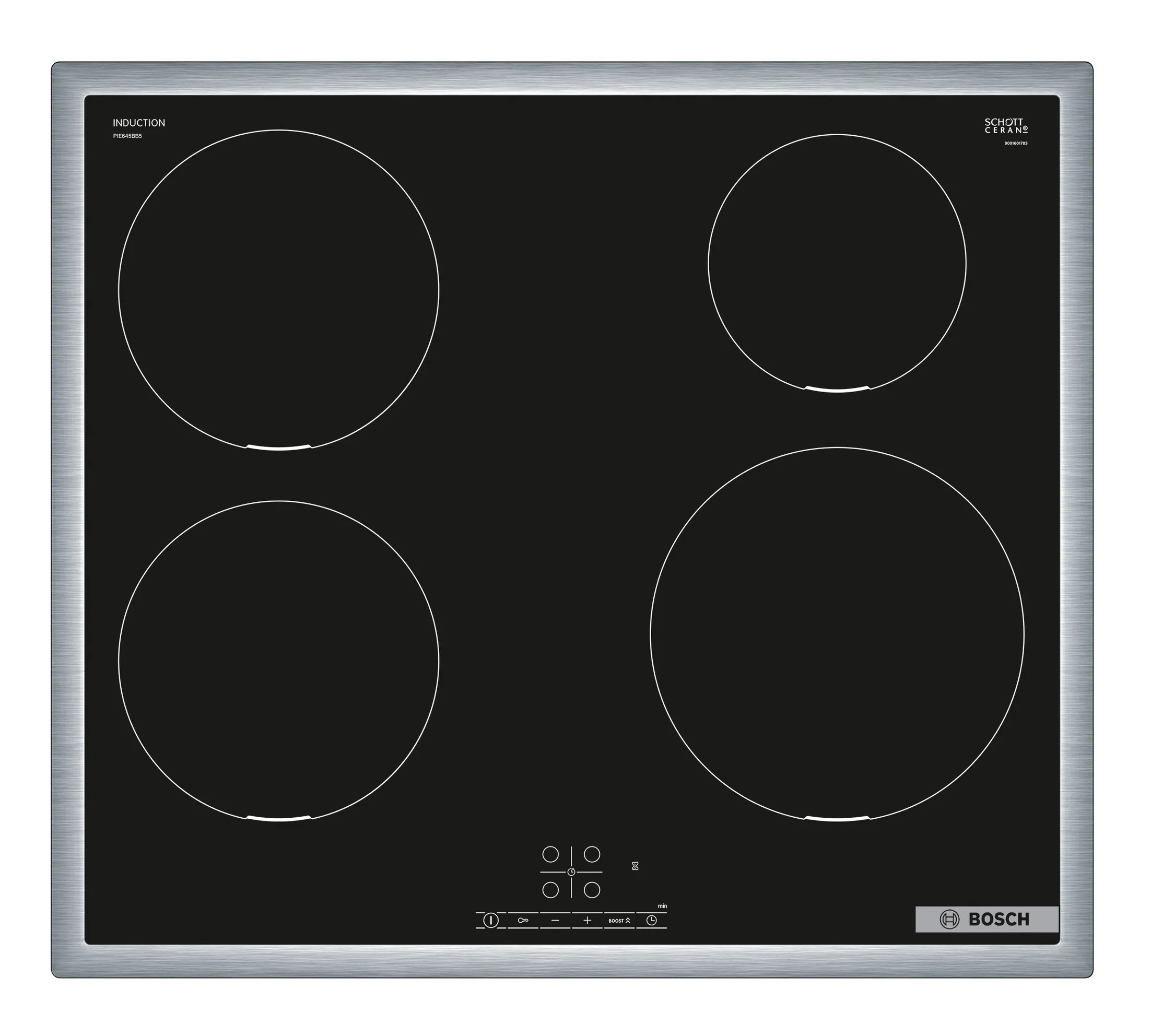 Bosch Αυτόνομη Επαγωγική Εστία PIE645BB5E (58.3cm)