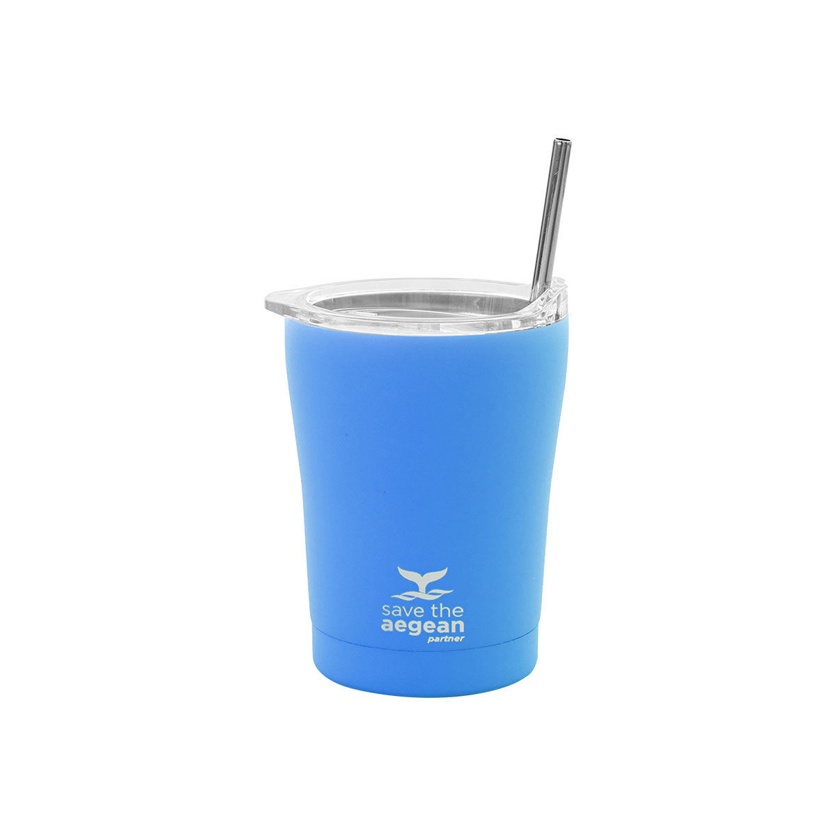 Estia Θερμός Coffee Mug Save The Aegean Olympic Blue 350ml 01-12465