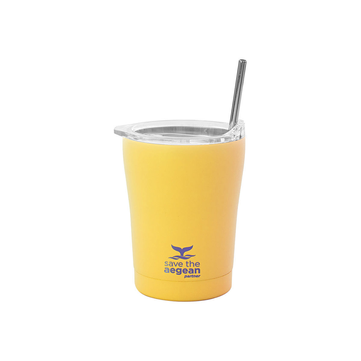 ESTIA Θερμός Coffee Mug Save The Aegean Pineapple Yellow 350ml 01-12458