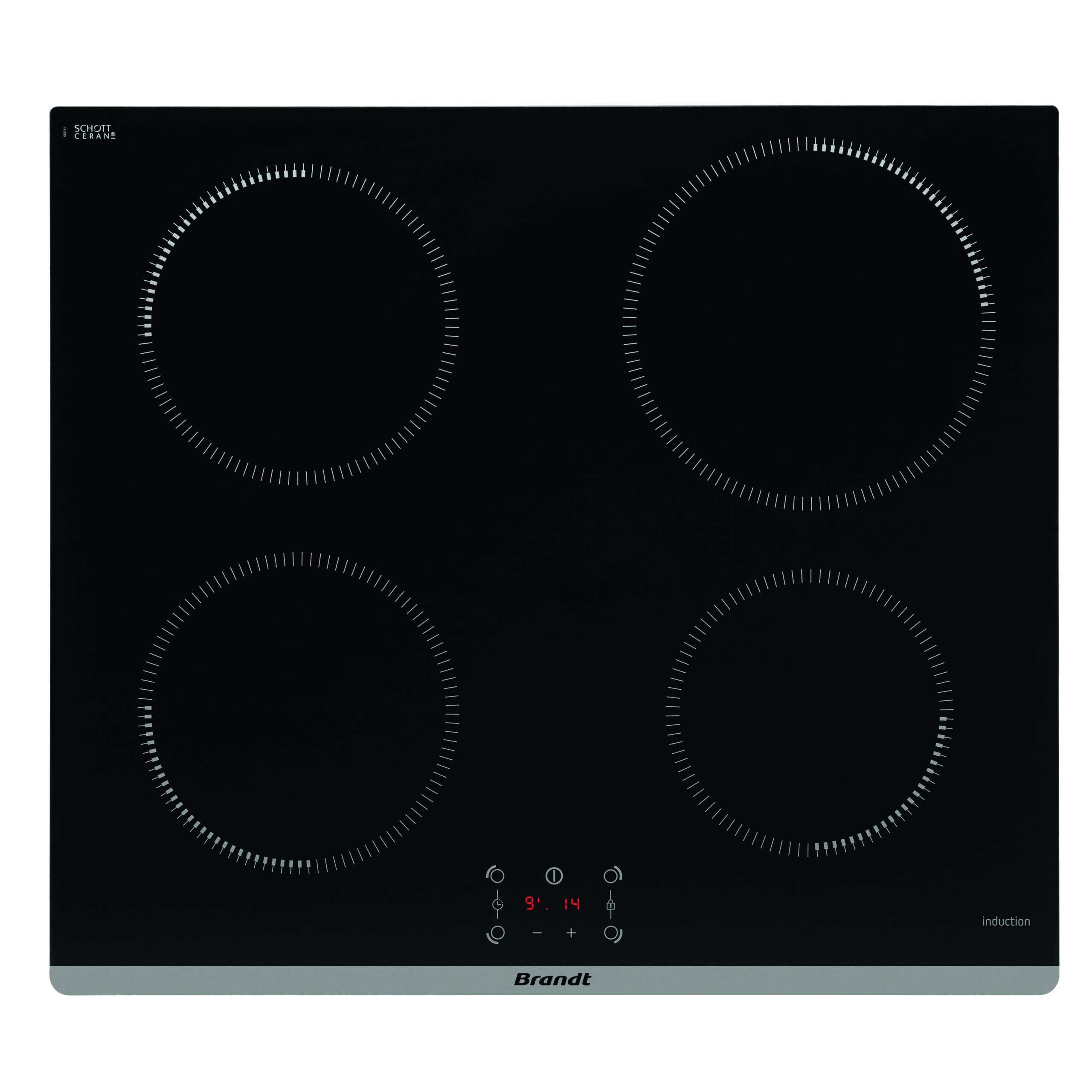 Brandt Αυτόνομη Επαγωγική Εστία BPI6464B (56cm)
