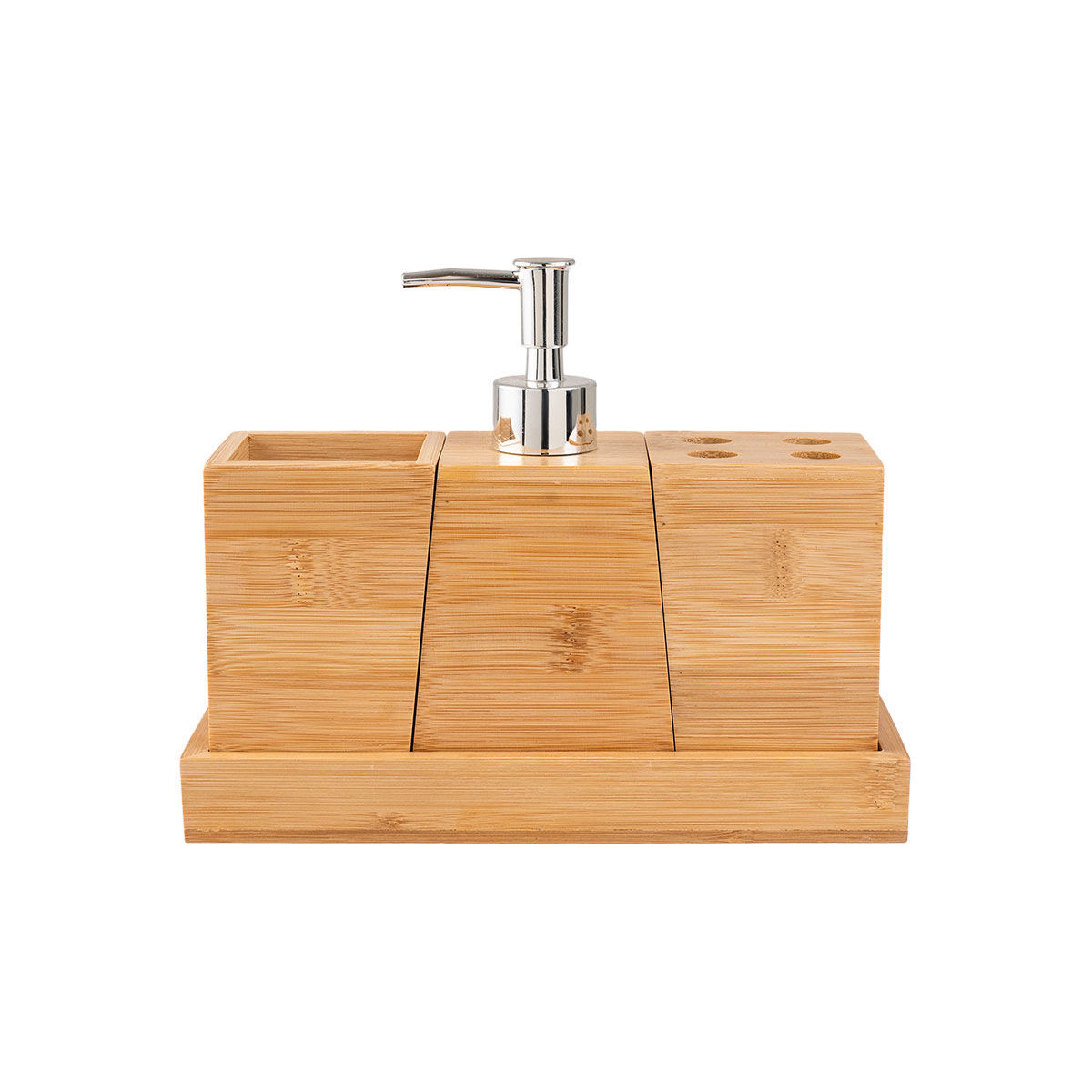 Estia Αξεσουάρ Μπάνιου Bamboo Essentials 02-13066 3τμχ