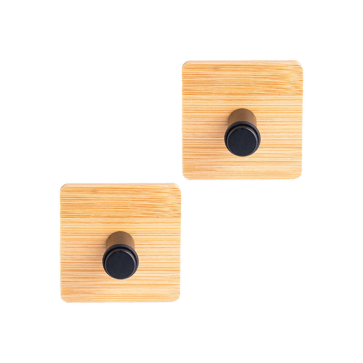 Estia Κρεμάστρα Επιτοίχια Μονή Bamboo Essentials 02-12793 (2Τμχ)