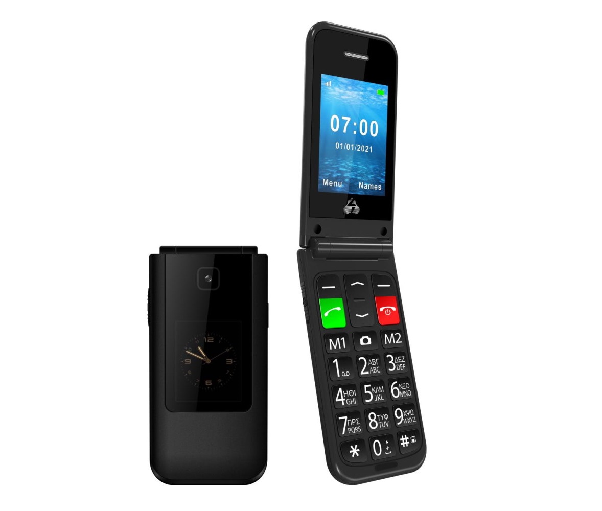 Powertech Κινητό Τηλέφωνο Sentry Dual II PTM-23 Μαύρο