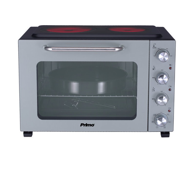 Primo Ηλεκτρικό Φουρνάκι PREO-40387 50lt με 2 Εστίες και Αέρα (400387)