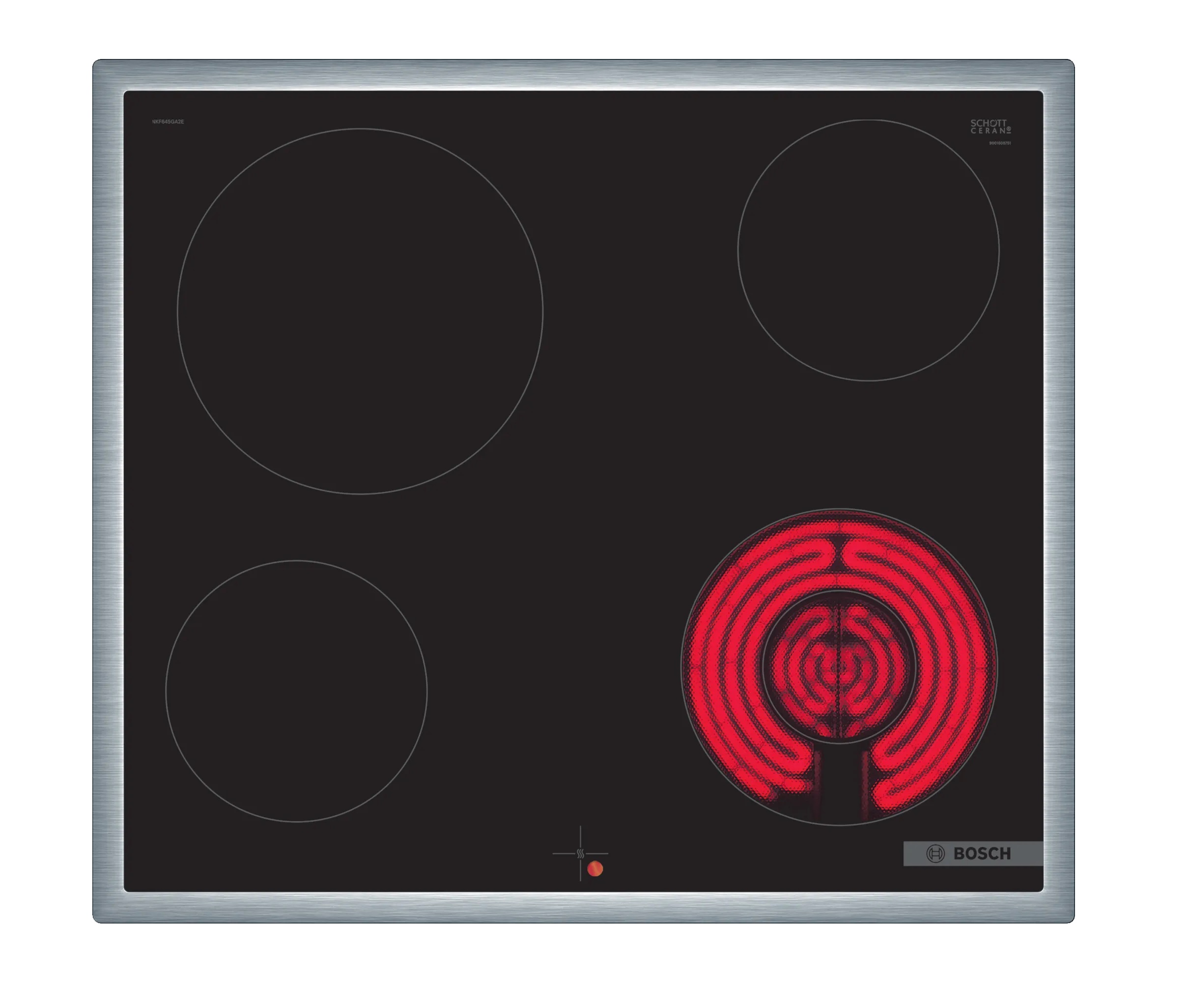 Bosch Μη Αυτόνομη Κεραμική Εστία NKF645GA2E (58.3cm)