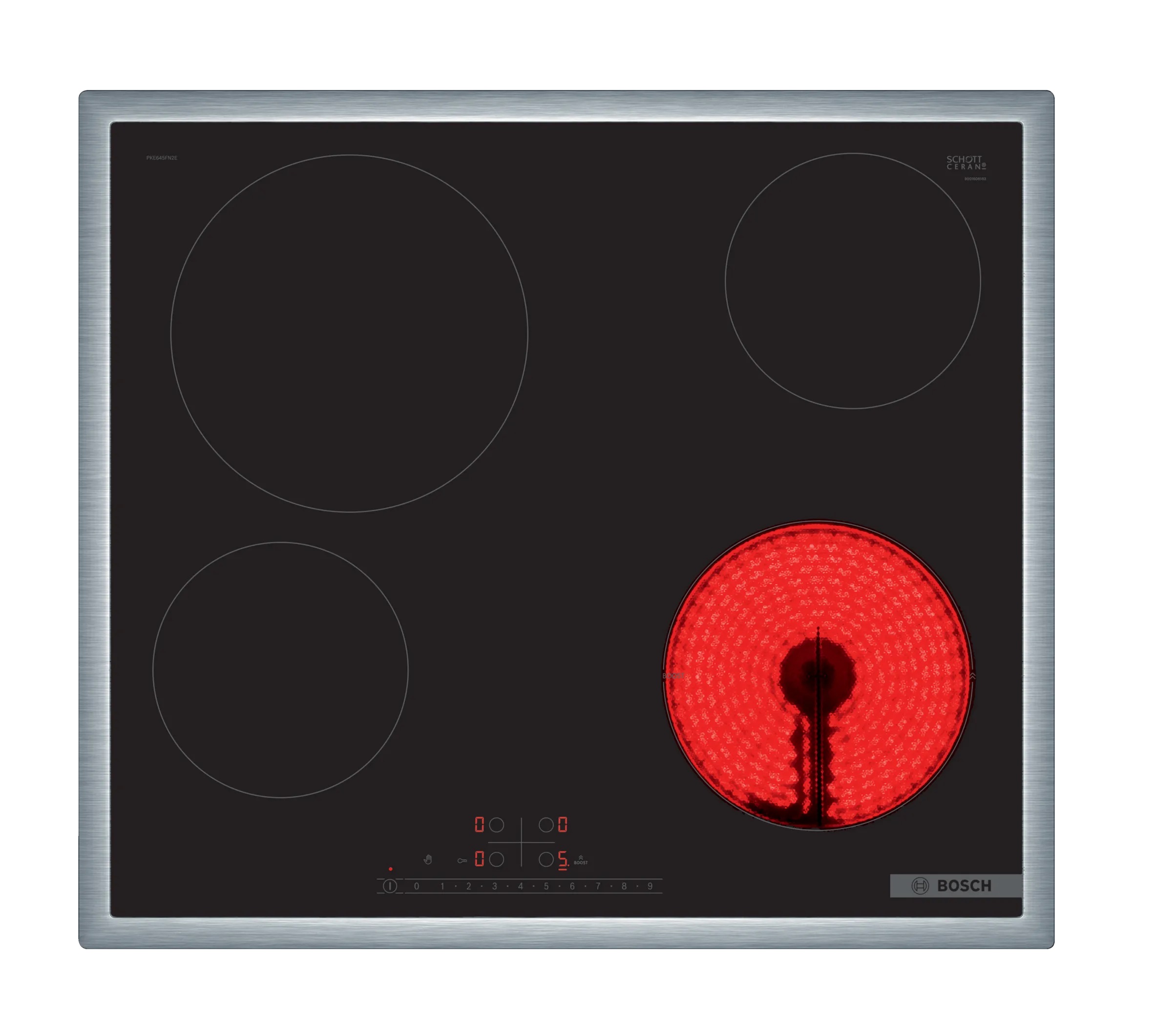 Bosch Αυτόνομη Κεραμική Εστία PKE645FN2E (58.3cm)