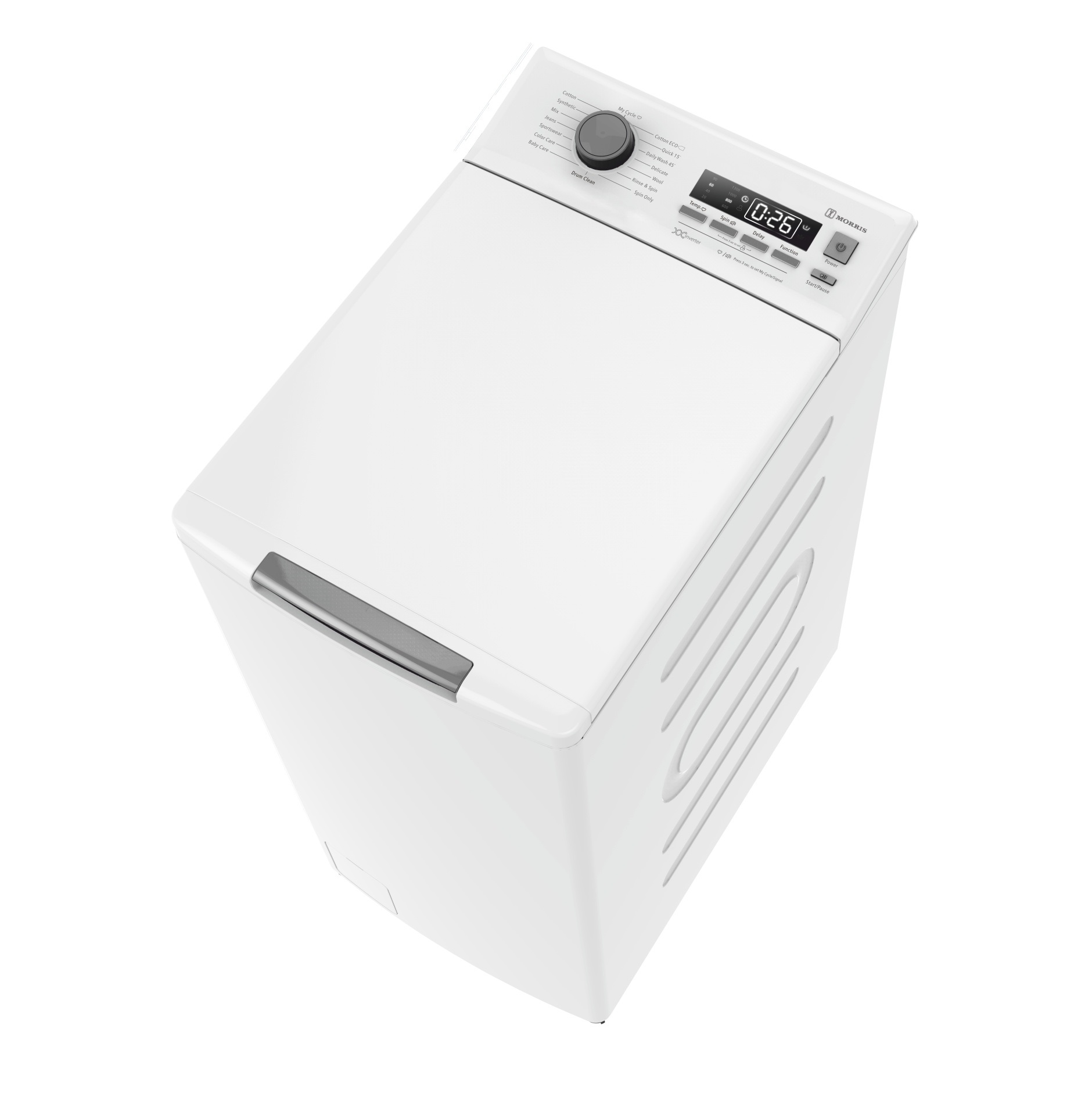 Morris Πλυντήριο Ρούχων Ανω Φόρτωσης WTL-75123 (7,5kg 1200rpm)