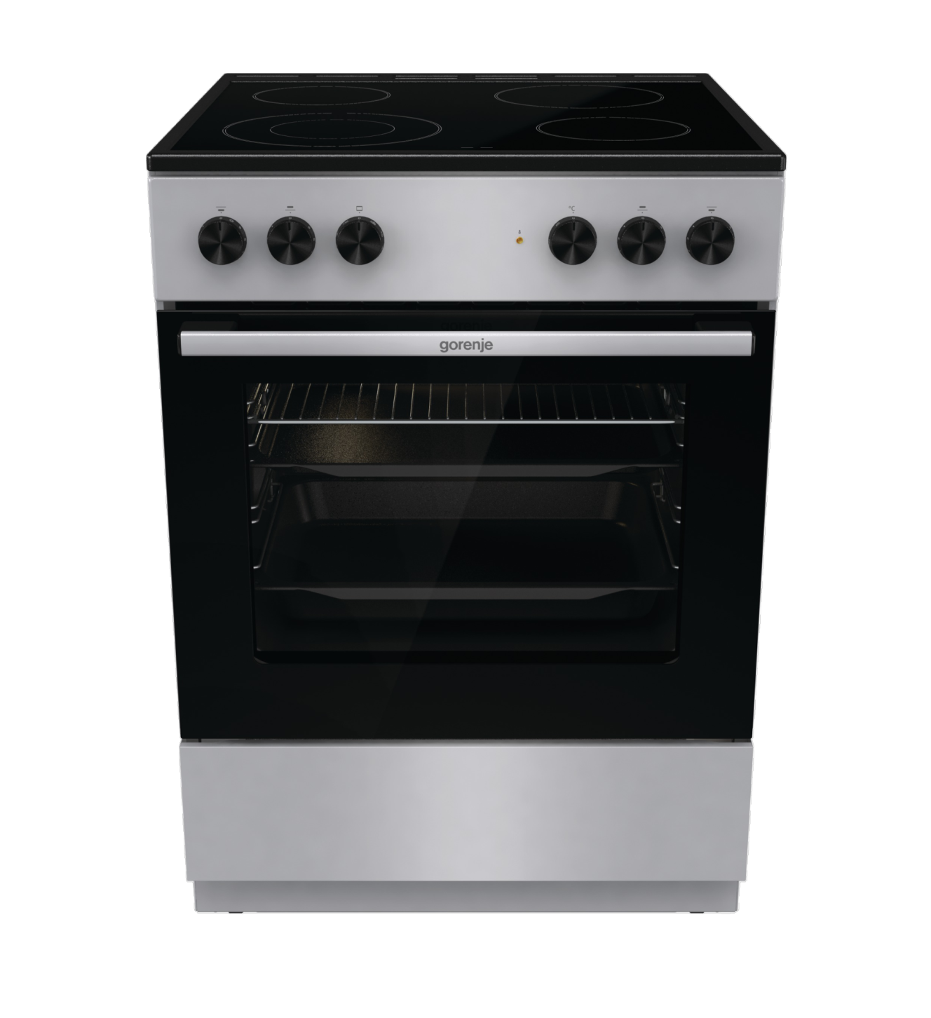 Gorenje Κεραμική Κουζίνα GEC6A41SC (740615) Γκρί