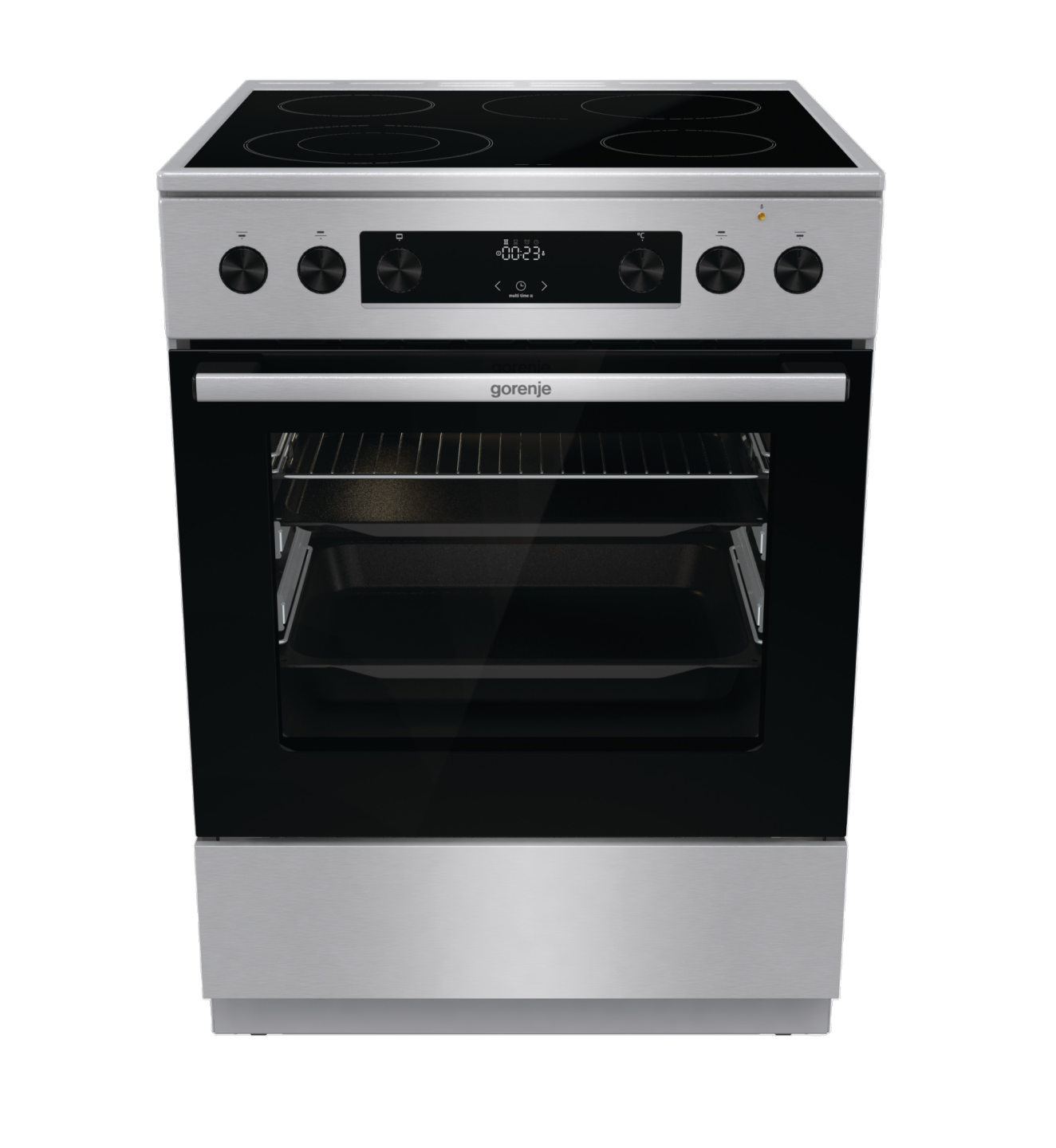 Gorenje Κεραμική Κουζίνα GECS6C70XPA (740939) Inox
