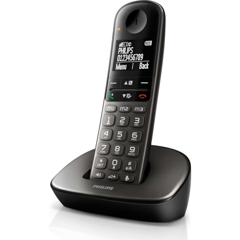 Philips Ασύρματο Τηλέφωνο XL4901DS/GRS (115087-0008)