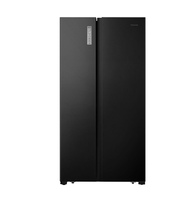 Hisense Ψυγείο Ντουλάπα RS677N4BFE NoFrost 519lt Υ178.6xΠ91xΒ64.3εκ.Black 