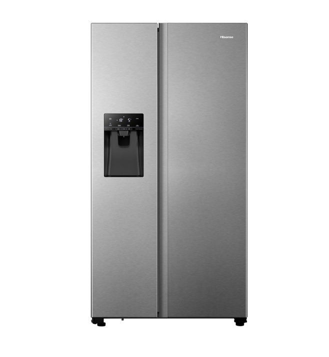 Hisense Ψυγείο Ντουλάπα RS694N4TIE Νo Frost 562Lt Inox