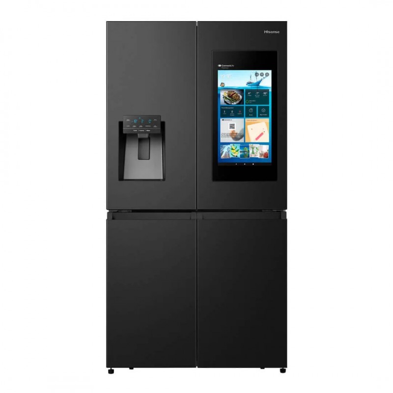 Hisense Ψυγείο Ντουλάπα RQ760N4IFE Total Νo Frost 585Lt Black