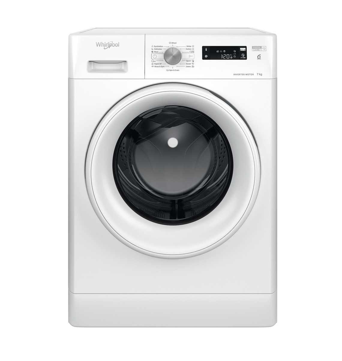 Whirlpool Πλυντήριο Ρούχων FFS 7458 W EE (7kg/1351Rpm B)