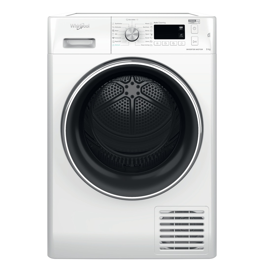 Whirlpool Στεγνωτήριο Ρούχων με Αντλία Θερμότητας FFT M11 9X3BXY EE (9kg A+++)
