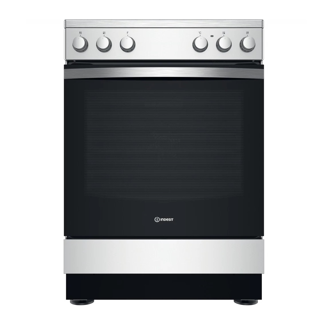 Indesit Κεραμική Κουζίνα IS67V5KCX/E Inox
