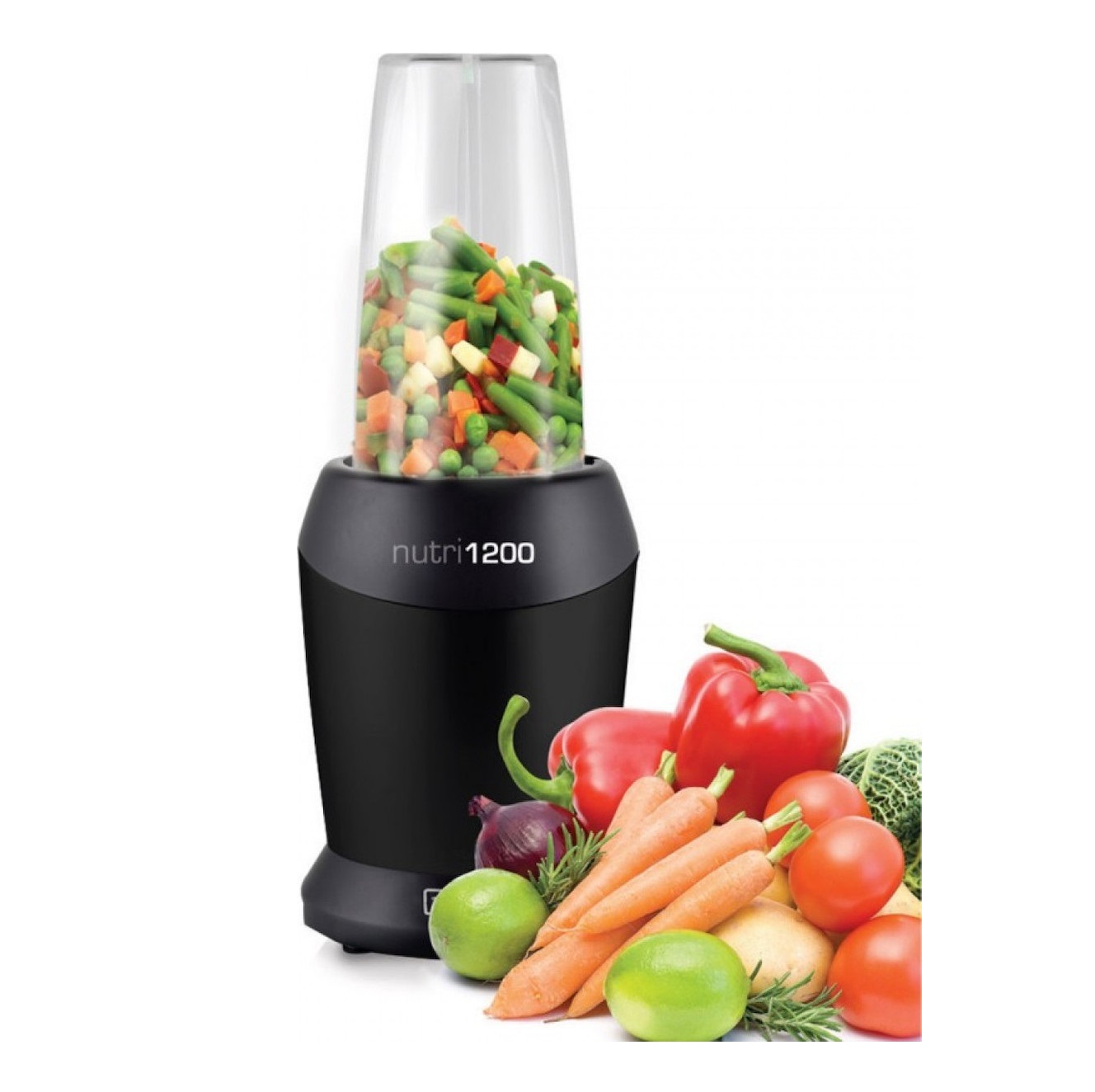 HomeVero Συσκευή για Smoothies Nutri 1200 HV-15721-B Μαύρο