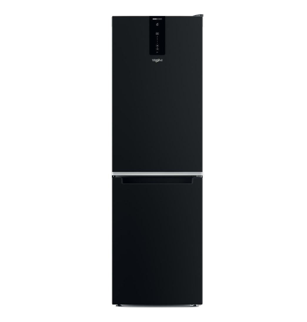 Whirlpool Ψυγειοκαταψύκτης W7X 82O K NoFrost 335Lt Υ191.2xΠ59.6xΒ67.8εκ. Μαύρος