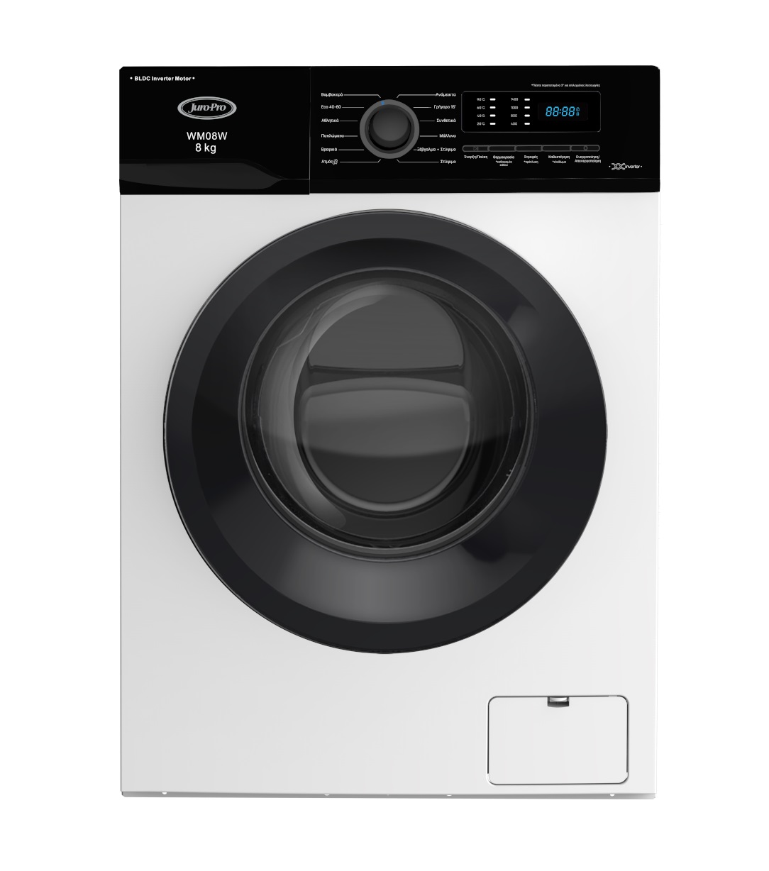 Juro Pro Πλυντήριο Ρούχων WM08W (8kg 1400Rpm)