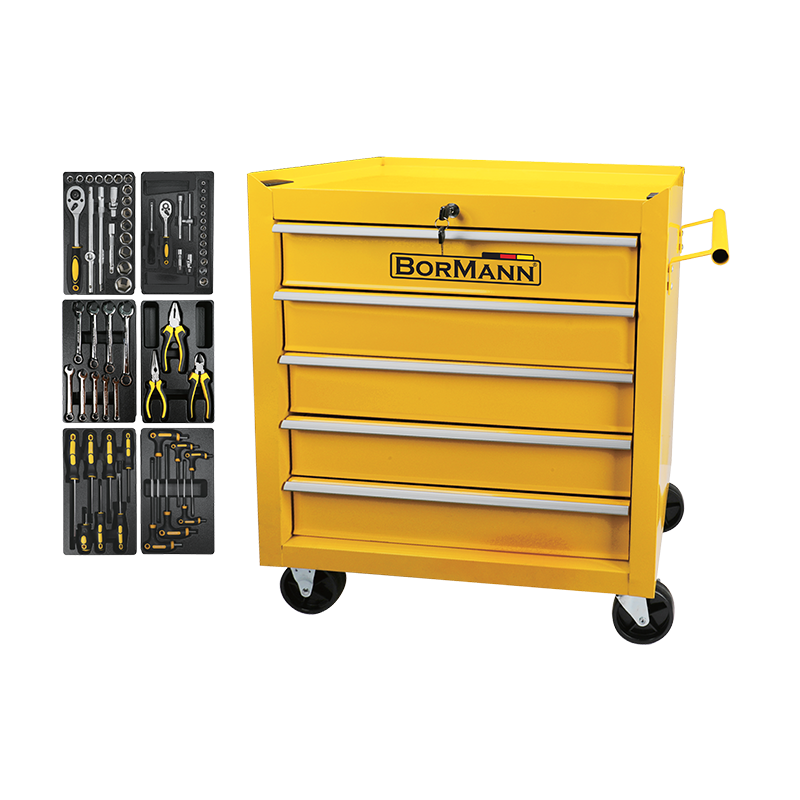 BORMANN Εργαλειοφορέας με 7 Συρτάρια BWR7100SET (053712) Lite