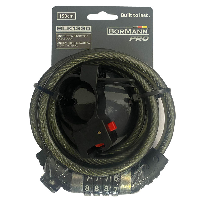 Bormann Αντικλεπτική Κουλούρα Μοτοσυκλέτας BLK1330 (051978) Pro