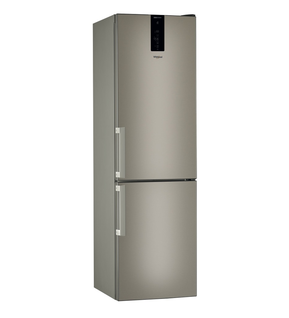 Whirlpool Ψυγειοκαταψύκτης W9 931D B H 3 NoFrost 355lt Υ201,3xΠ59.5xΒ65.5εκ. Bronze