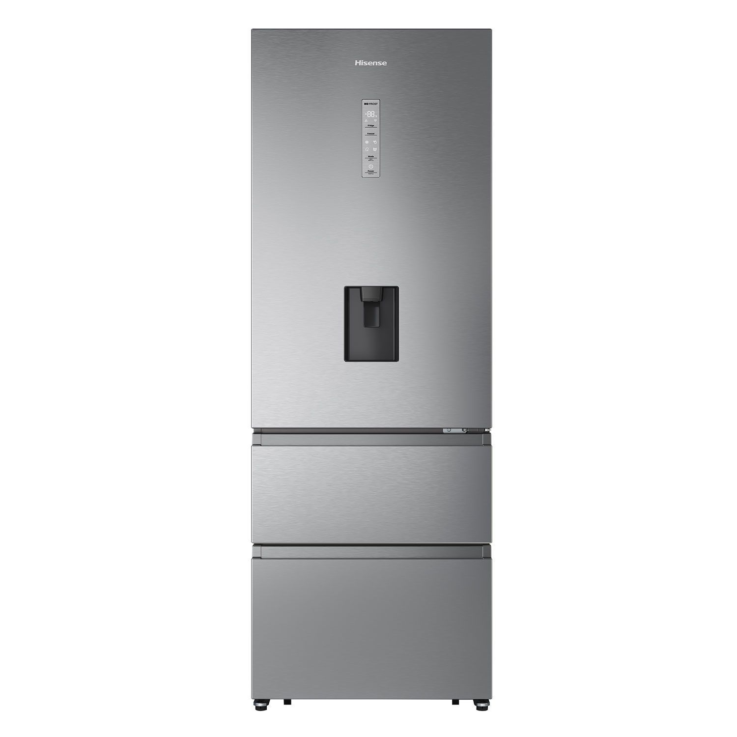 Hisense Ψυγειοκαταψύκτης RT641N4WIE1 Total NoFrost 493Lt Υ200xΠ70.4xΒ69.4εκ. Inox