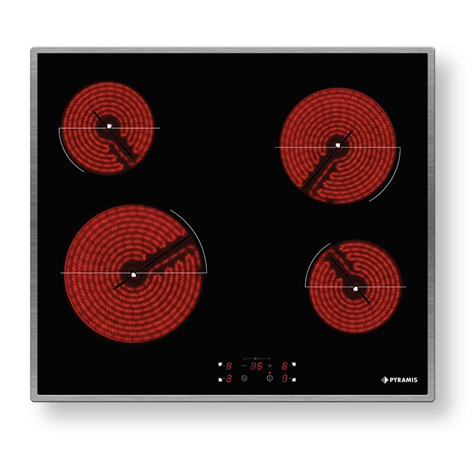 Pyramis Αυτόνομη Κεραμική Εστία PHC61410IFB (174020040) 58cm