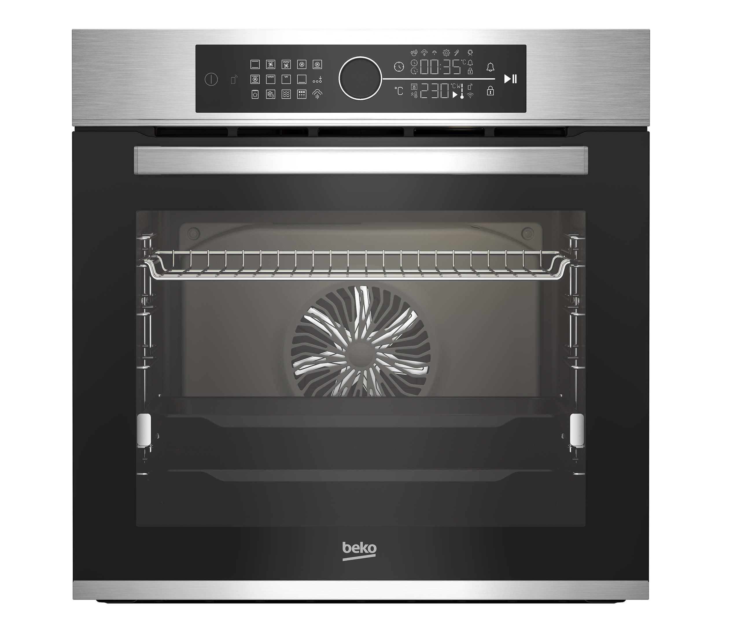 Beko Εντοιχιζόμενος Φούρνος Ανω Πάγκου BBIM12400XCS 72lt 