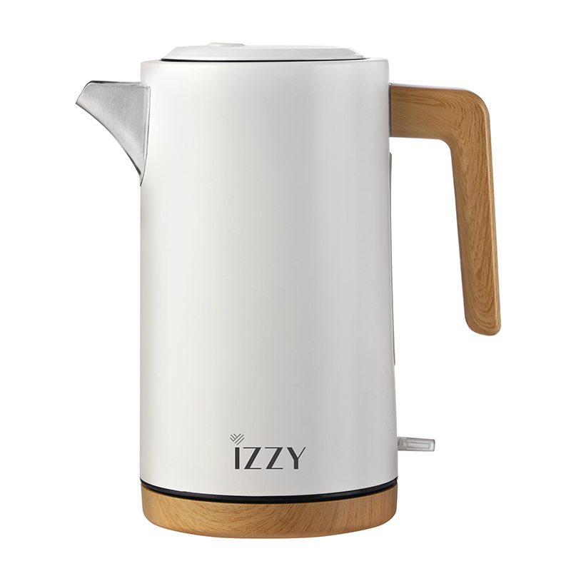 Izzy Βραστήρας Wooden IZ-3016 (224129) 1,7Lt 2200W Λευκός