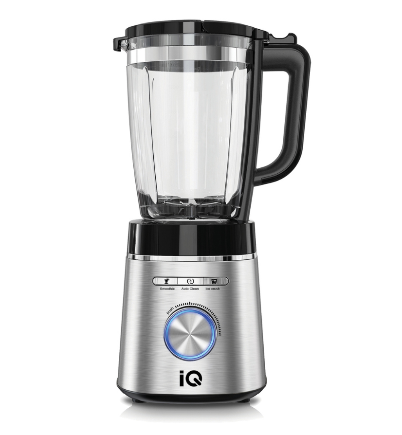 IQ Μπλέντερ Bl-415 με Γυάλινη Κανατά 1.75lt 1400W Inox