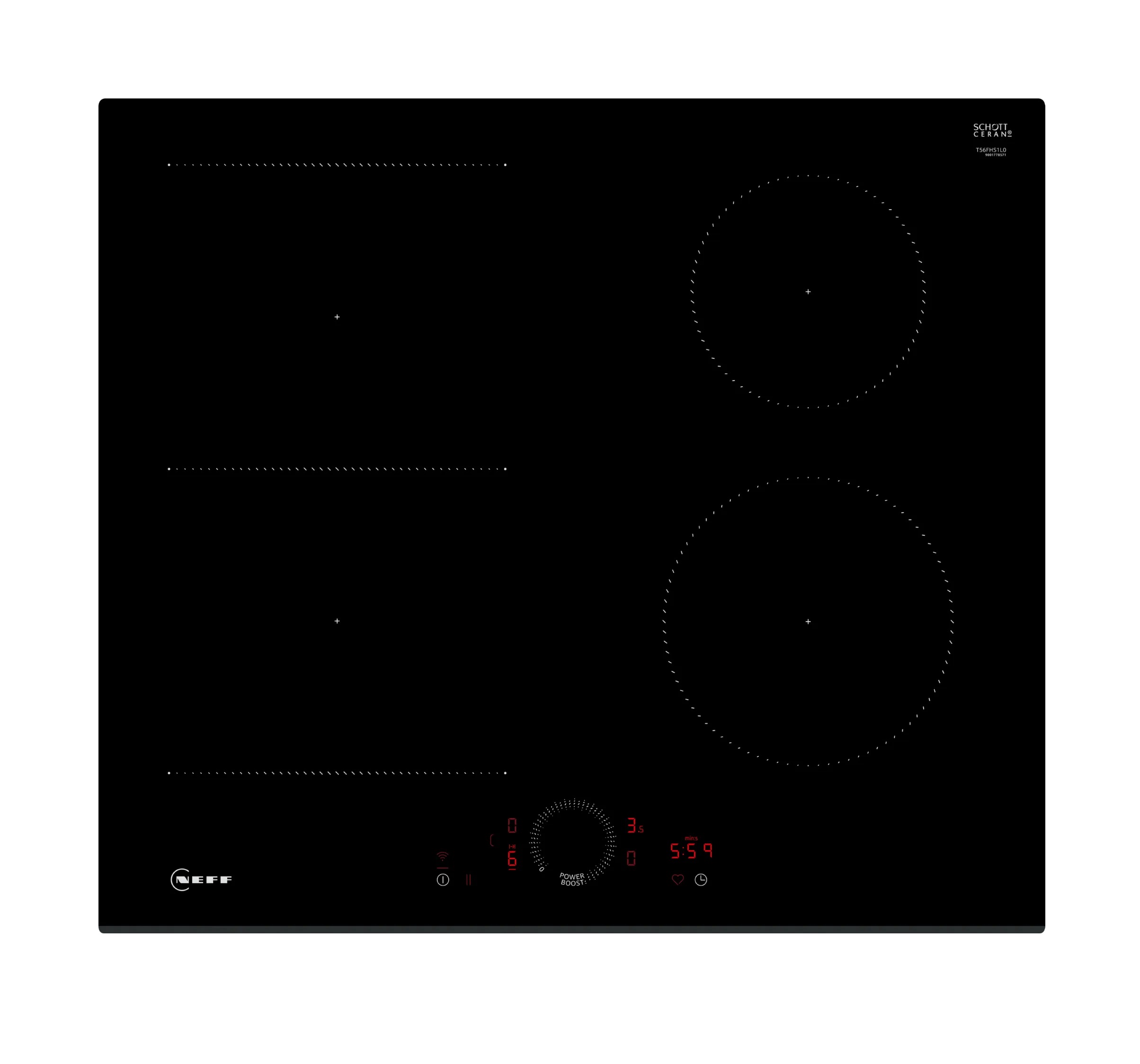Neff Αυτόνομη Επαγωγική Εστία T56FHS1L0 (59,2cm)