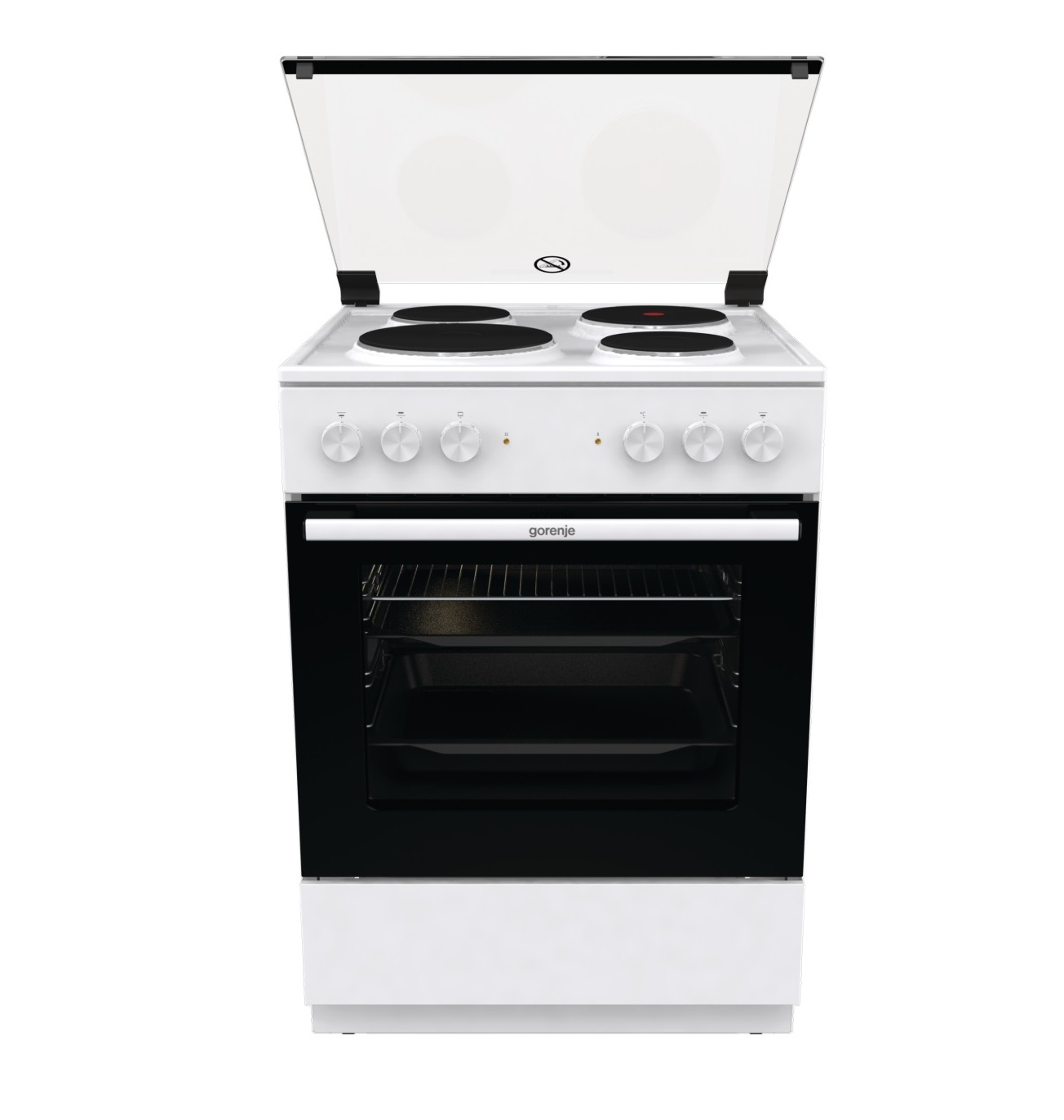Gorenje Κουζίνα Εμαγιέ GE6A40WB (741017) Λευκή