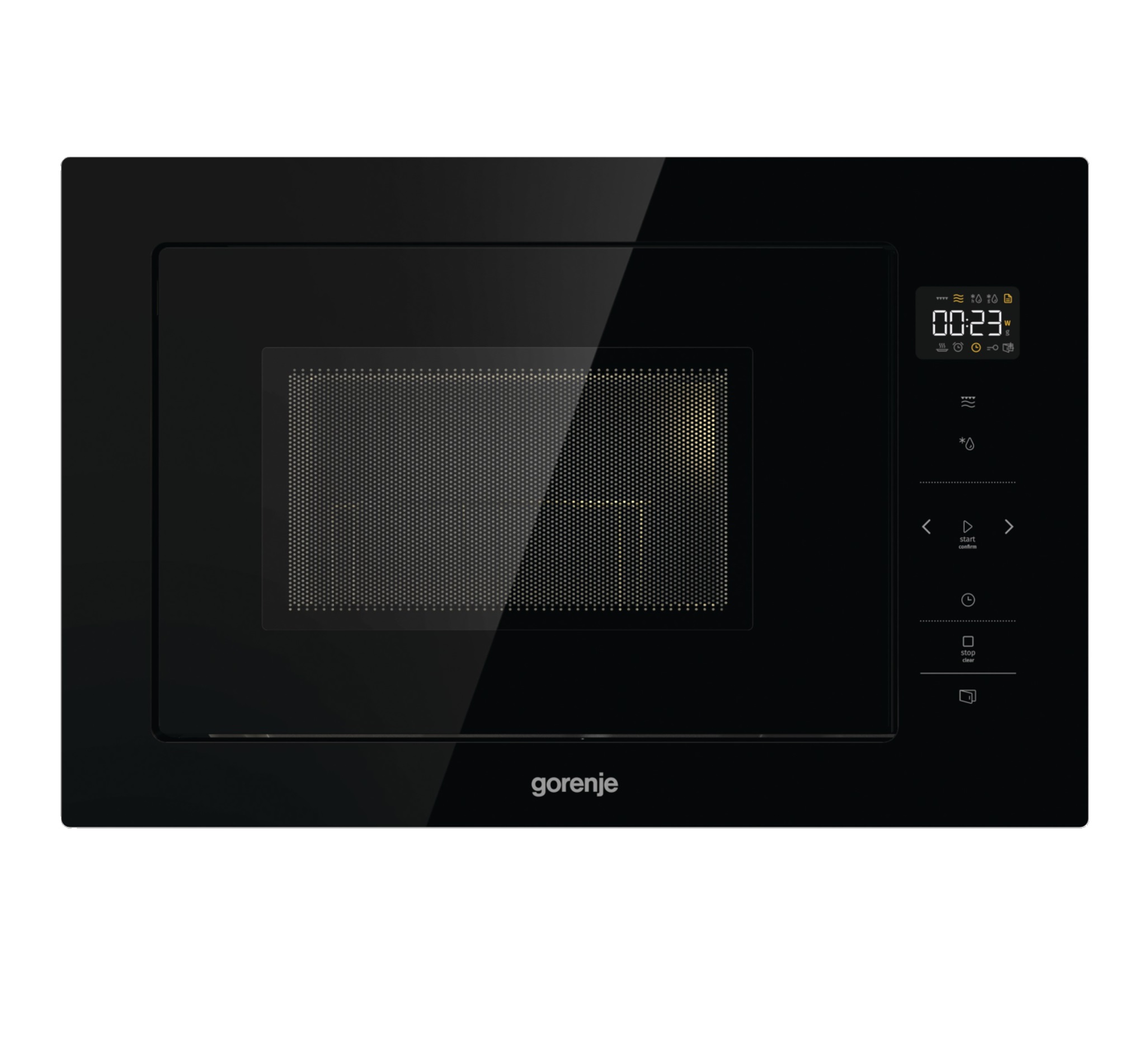 Gorenje Εντοιχιζόμενος Φούρνος Μικροκυμάτων BM251SG2BG (738323) 25lt Μαύρος