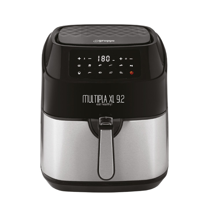 Gruppe Φριτέζα Αέρος Multipla XL KDF-580D με Αποσπώμενο Κάδο 9.2lt Μαύρη