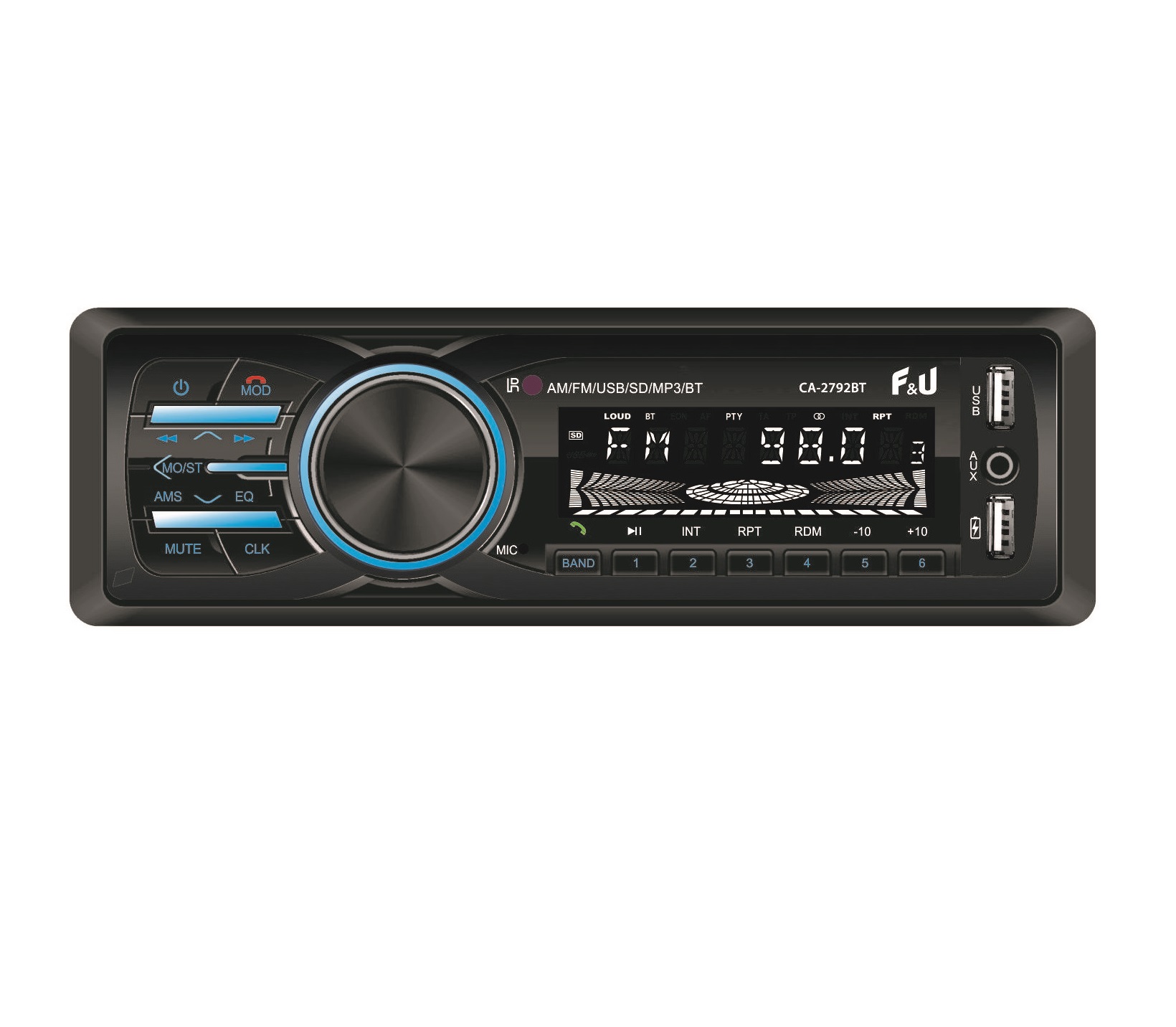 F&U Car Audio CA-2792BT με Bluetooth και USB