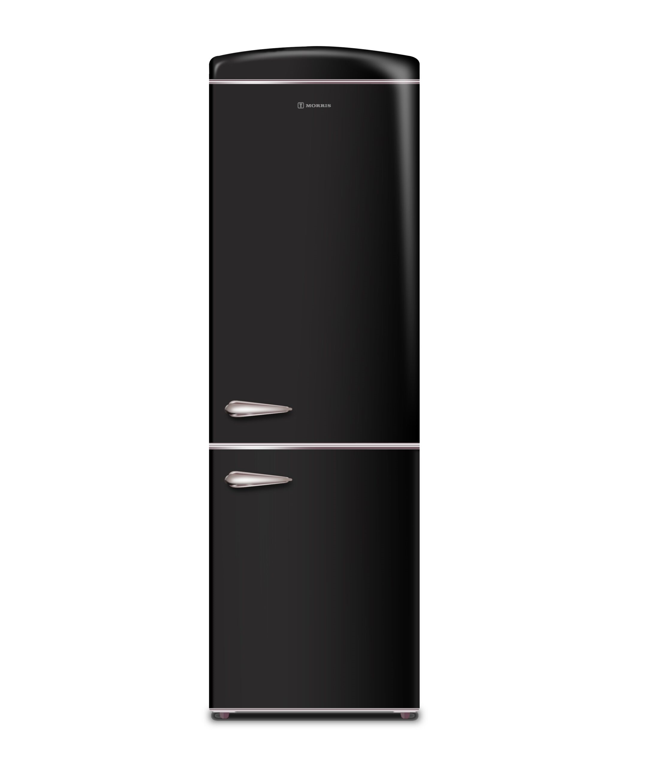 Morris Ψυγειοκαταψύκτης Retro Series MRS-31303B 315Lt Υ194.3xΠ60xΒ70,7εκ. Black