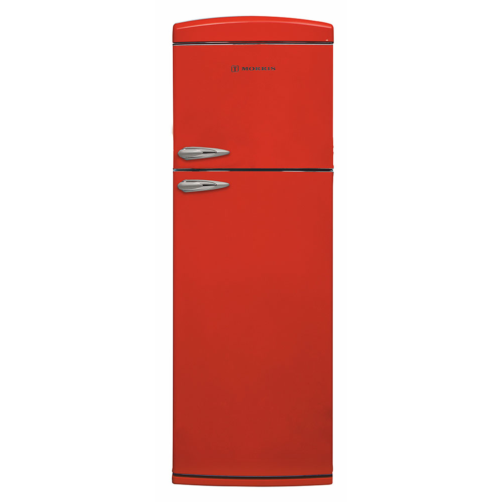 Morris Ψυγείο Δίπορτο Retro Series MRS-31310R NoFrost 310Lt Υ175,2xΠ60,5xΒ68,1εκ. Red