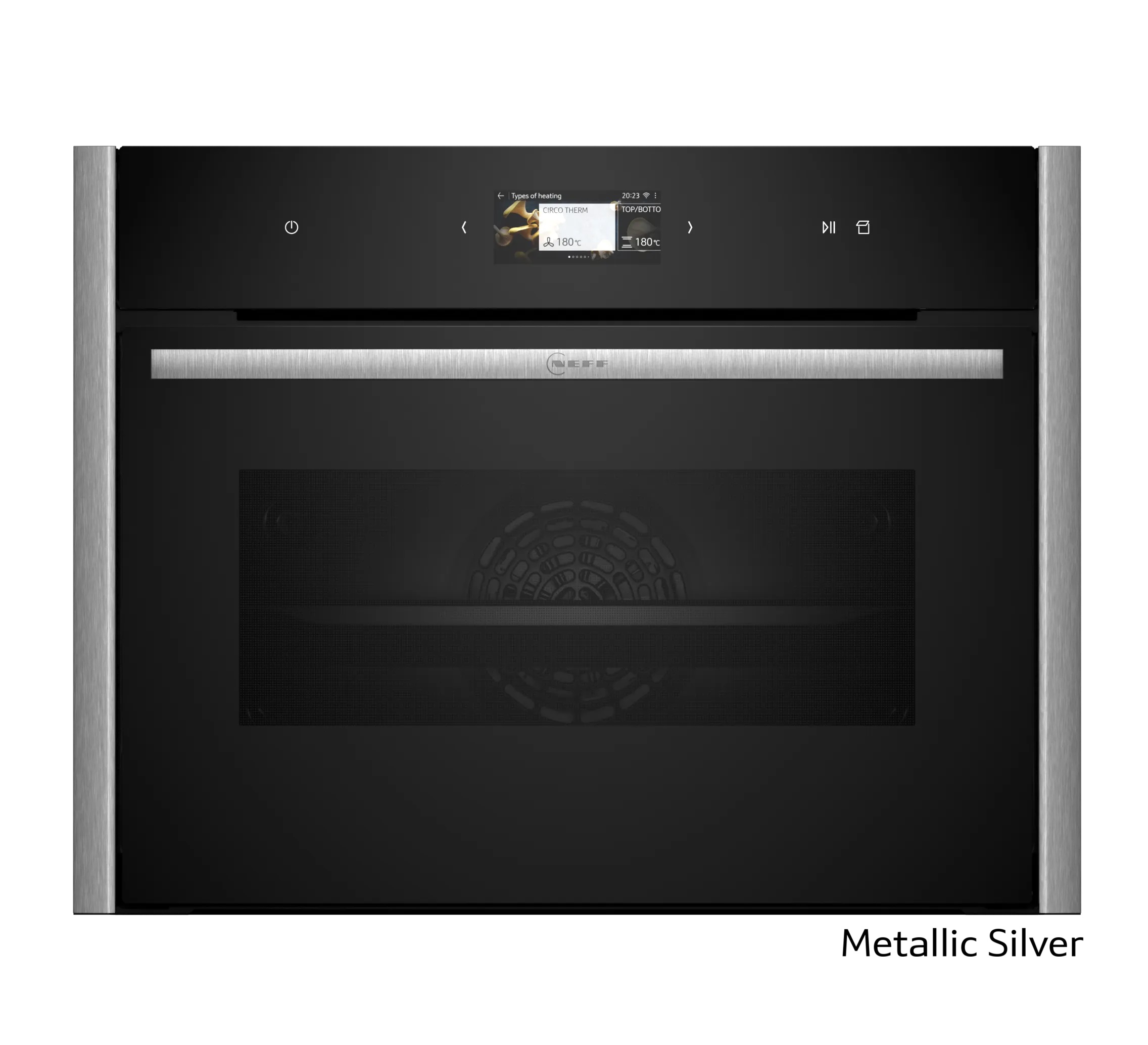 Neff Εντοιχιζόμενος Φούρνος Ανω Πάγκου Flex Design C29FS3AY0 47lt Metallic Silver