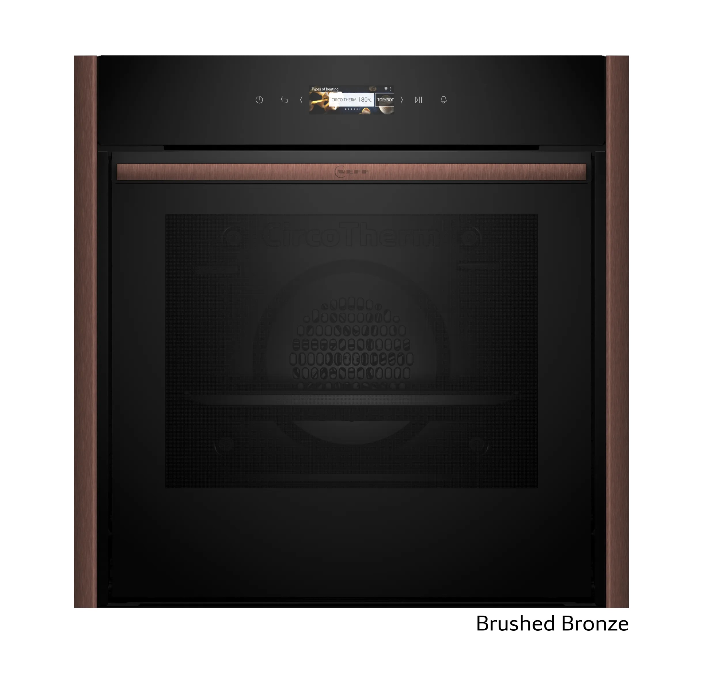 Neff Εντοιχιζόμενος Φούρνος Ανω Πάγκου Flex Design B59CR31Y0 71lt Brushed Bronze